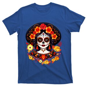 Dia De Los Muertos Day Of The Dead Sugar Skull La Catrina T-Shirt