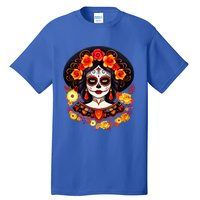 Dia De Los Muertos Day Of The Dead Sugar Skull La Catrina Tall T-Shirt