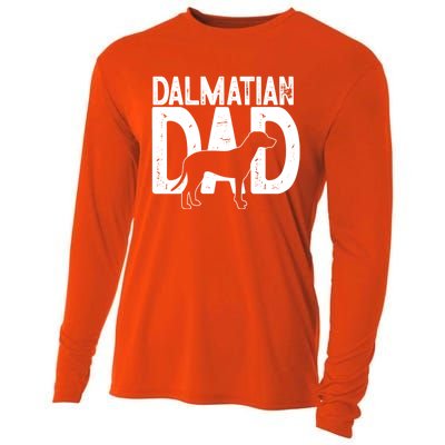 Dalmatian Dog Lover Funny Cute Puppy Dad Father Gift Cooling Performance Long Sleeve Crew