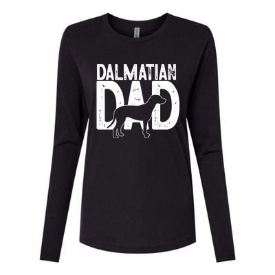 Dalmatian Dog Lover Funny Cute Puppy Dad Father Gift Womens Cotton Relaxed Long Sleeve T-Shirt