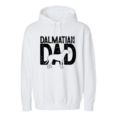 Dalmatian Dog Lover Funny Cute Puppy Dad Father Gift Garment-Dyed Fleece Hoodie