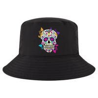 Dia De Los Muertos Sugar Skull Cool Comfort Performance Bucket Hat