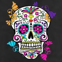 Dia De Los Muertos Sugar Skull Cool Comfort Performance Bucket Hat