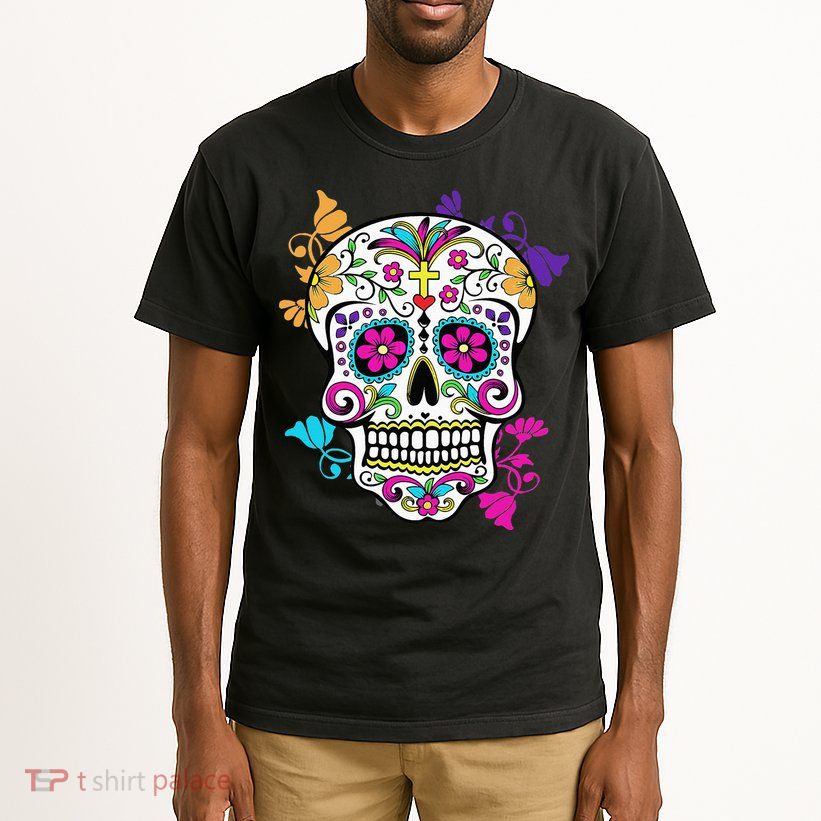 Dia De Los Muertos Sugar Skull Tall T-Shirt