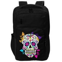 Dia De Los Muertos Sugar Skull Impact Tech Backpack