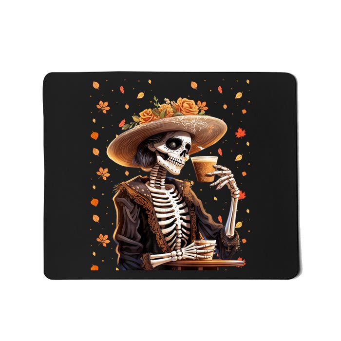 Dia De Los Muertos La Catrina Day Of The Dead Sugar Skull Mousepad