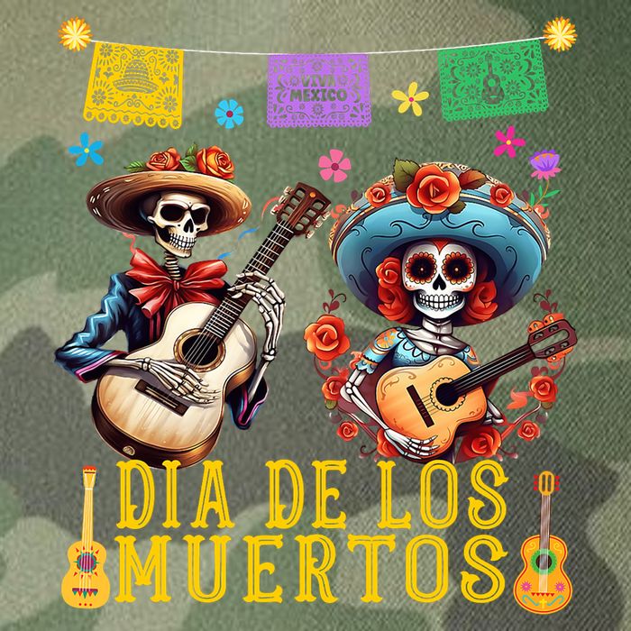 Dia De Los Muertos Costume Day Of The Dead Skeleton Dancing Legacy Tie Dye Trucker Hat