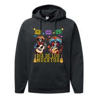 Dia De Los Muertos Costume Day Of The Dead Skeleton Dancing Performance Fleece Hoodie