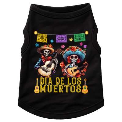 Dia De Los Muertos Costume Day Of The Dead Skeleton Dancing Doggie Tank