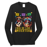 Dia De Los Muertos Costume Day Of The Dead Skeleton Dancing Long Sleeve Shirt