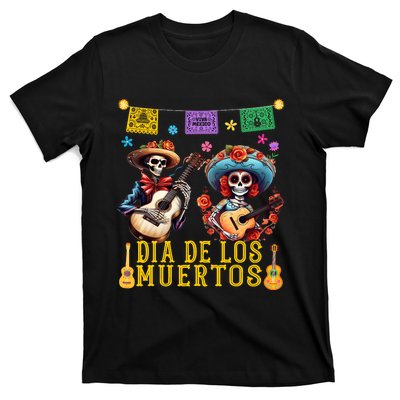 Dia De Los Muertos Costume Day Of The Dead Skeleton Dancing T-Shirt