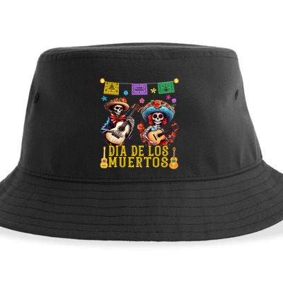 Dia De Los Muertos Costume Day Of The Dead Skeleton Dancing Sustainable Bucket Hat