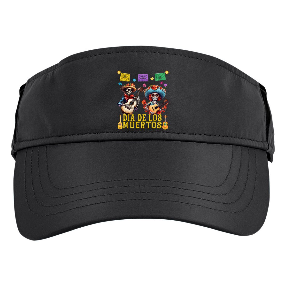 Dia De Los Muertos Costume Day Of The Dead Skeleton Dancing Adult Drive Performance Visor