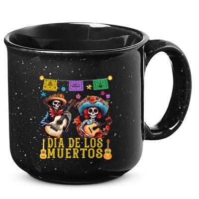 Dia De Los Muertos Costume Day Of The Dead Skeleton Dancing 15oz Campfire Ceramic Mug