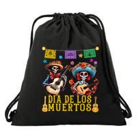 Dia De Los Muertos Costume Day Of The Dead Skeleton Dancing Drawstring Bag
