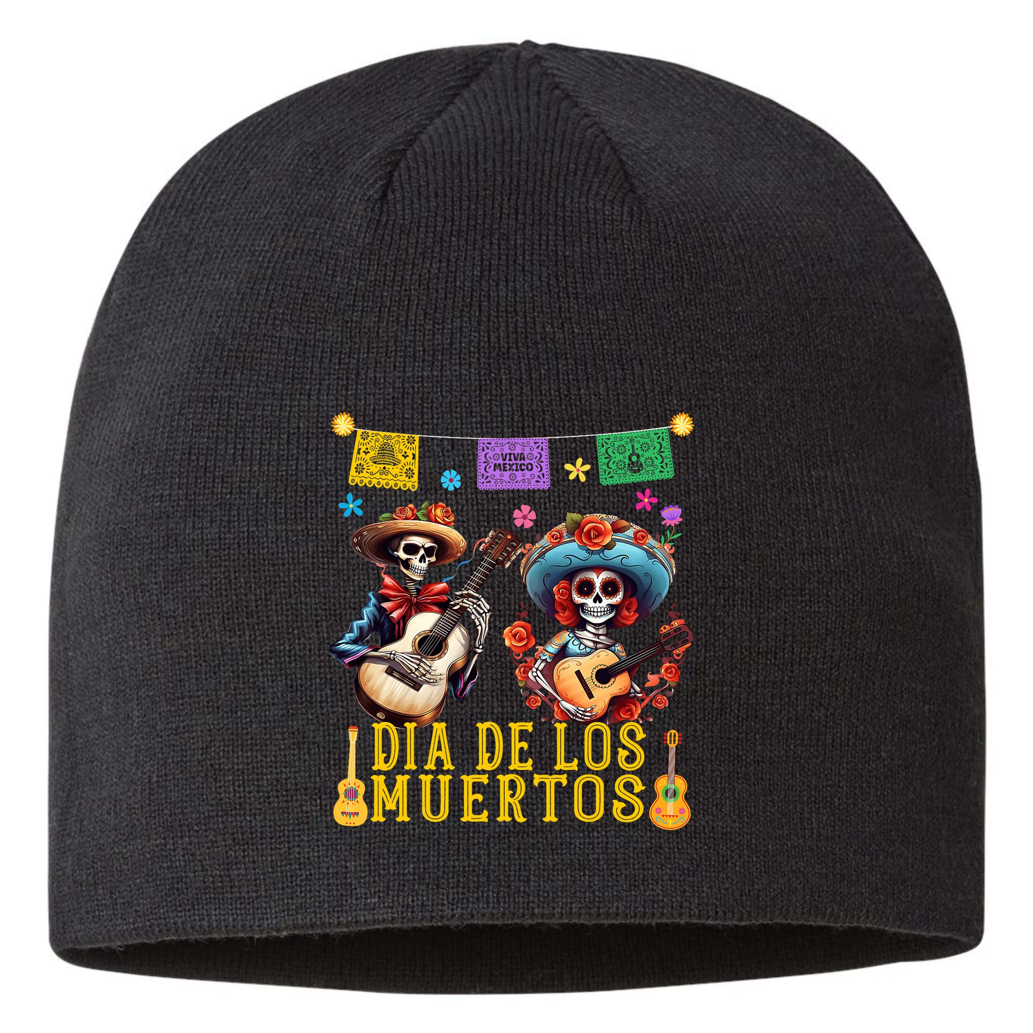 Dia De Los Muertos Costume Day Of The Dead Skeleton Dancing Sustainable Beanie