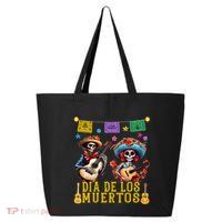 Dia De Los Muertos Costume Day Of The Dead Skeleton Dancing 25L Jumbo Tote