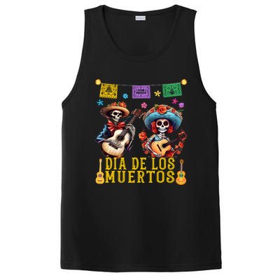 Dia De Los Muertos Costume Day Of The Dead Skeleton Dancing PosiCharge Competitor Tank