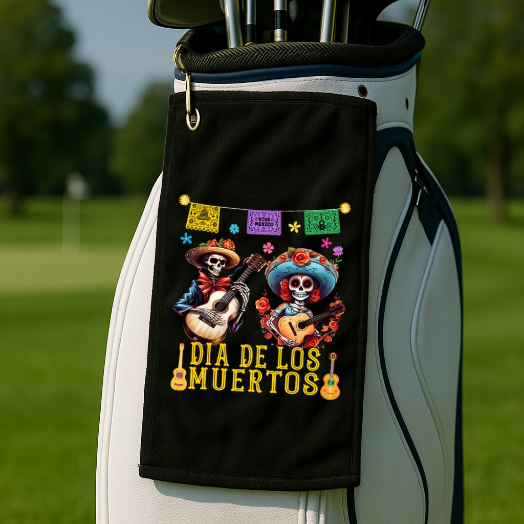 Dia De Los Muertos Costume Day Of The Dead Skeleton Dancing Golf Towel