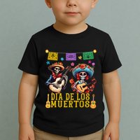 Dia De Los Muertos Costume Day Of The Dead Skeleton Dancing Toddler T-Shirt