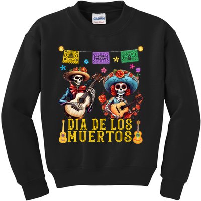 Dia De Los Muertos Costume Day Of The Dead Skeleton Dancing Kids Sweatshirt