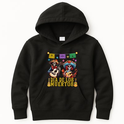 Dia De Los Muertos Costume Day Of The Dead Skeleton Dancing Kids Hoodie