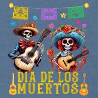Dia De Los Muertos Costume Day Of The Dead Skeleton Dancing Garment-Dyed Sweatshirt