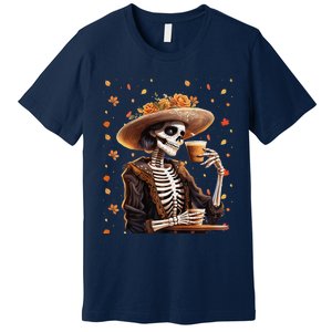 Dia De Los Muertos La Catrina Day Of The Dead Sugar Skull Premium T-Shirt