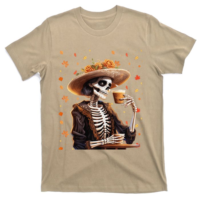 Dia De Los Muertos La Catrina Day Of The Dead Sugar Skull T-Shirt