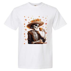 Dia De Los Muertos La Catrina Day Of The Dead Sugar Skull Garment-Dyed Heavyweight T-Shirt