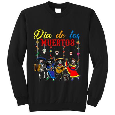 Dia De Los Muertos Day Of The Dead Mexican Skeleton Dancing Design Sweatshirt
