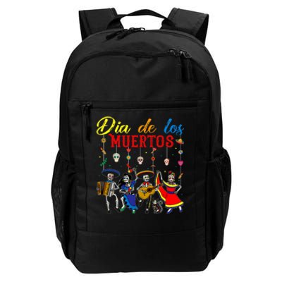 Dia De Los Muertos Day Of The Dead Mexican Skeleton Dancing Design Daily Commute Backpack