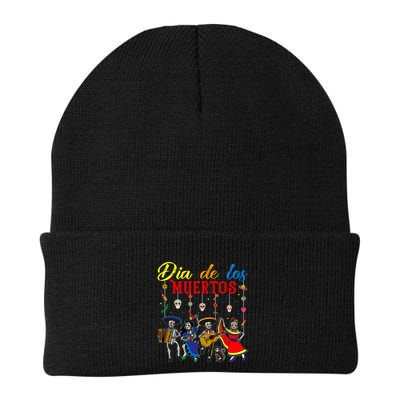 Dia De Los Muertos Day Of The Dead Mexican Skeleton Dancing Design Beanie