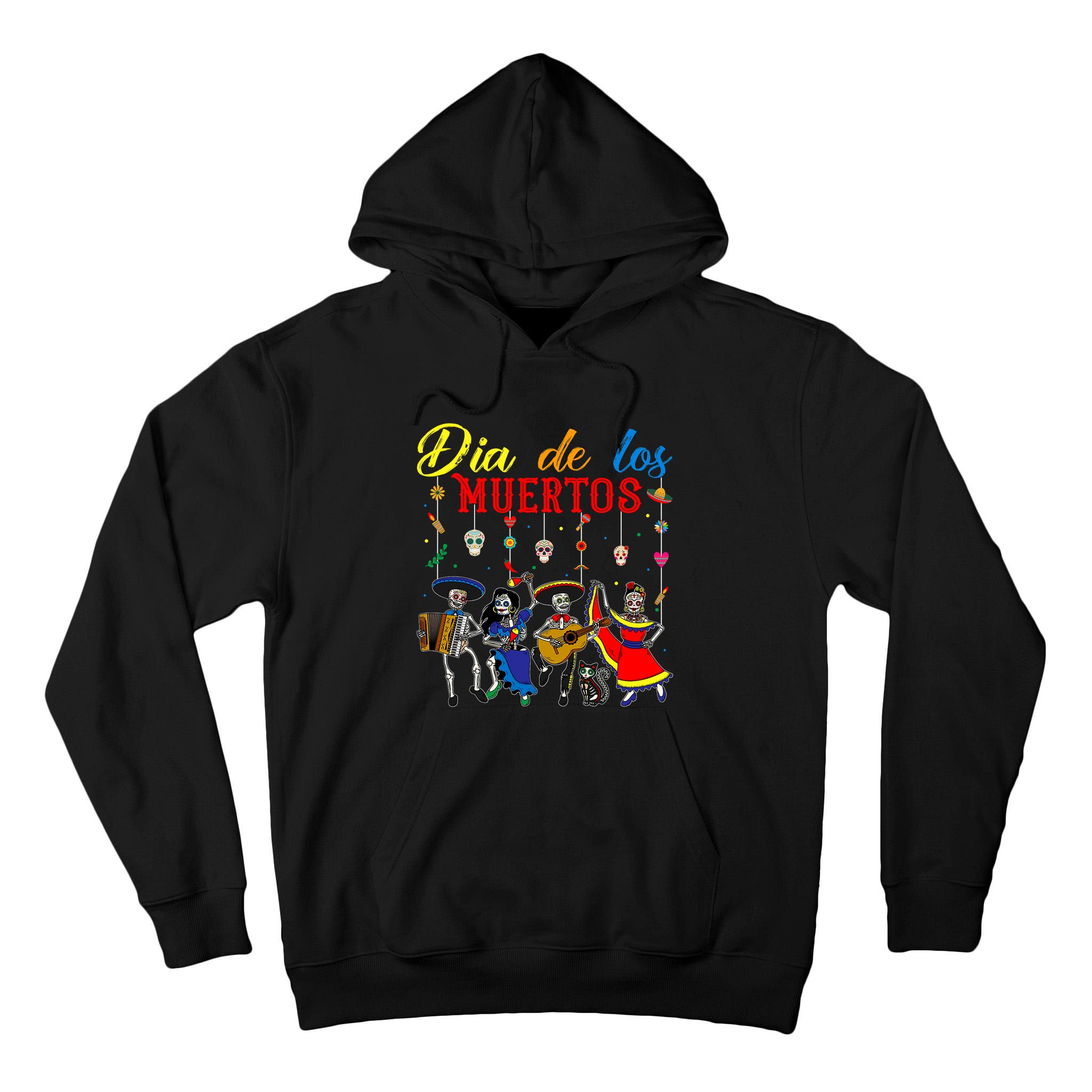 Dia De Los Muertos Day Of The Dead Mexican Skeleton Dancing Design Tall Hoodie
