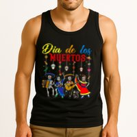 Dia De Los Muertos Day Of The Dead Mexican Skeleton Dancing Design Tank Top
