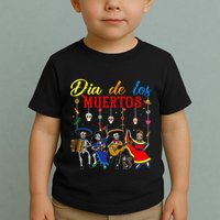 Dia De Los Muertos Day Of The Dead Mexican Skeleton Dancing Design Toddler T-Shirt