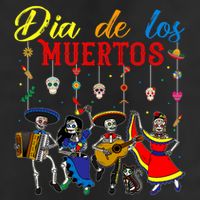 Dia De Los Muertos Day Of The Dead Mexican Skeleton Dancing Design Microfiber Hand Towel