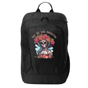 Dia De Los Muertos Floral Woman City Backpack