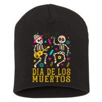 Dia De los Muertos Costume Day of the Dead Skeleton Dancing Short Acrylic Beanie