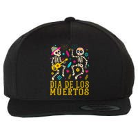 Dia De los Muertos Costume Day of the Dead Skeleton Dancing Wool Snapback Cap