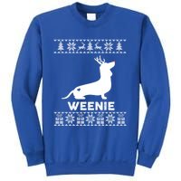 Dachshund Dog Lover Weenie Reindeer Ugly Christmas Sweater Great Gift Sweatshirt