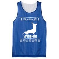 Dachshund Dog Lover Weenie Reindeer Ugly Christmas Sweater Great Gift Mesh Reversible Basketball Jersey Tank