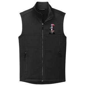 DíA De Los Muertos La Catrina Day Of The Dead Sugar Skull Collective Smooth Fleece Vest