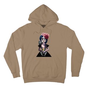 DíA De Los Muertos La Catrina Day Of The Dead Sugar Skull Hoodie