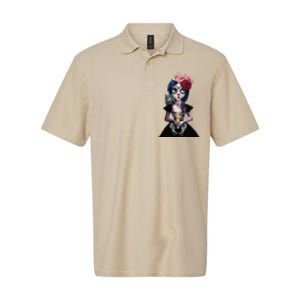 DíA De Los Muertos La Catrina Day Of The Dead Sugar Skull Softstyle Adult Sport Polo