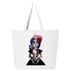 DíA De Los Muertos La Catrina Day Of The Dead Sugar Skull 25L Jumbo Tote