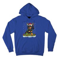 Dachshund Dog Lover Xmas Lighting Santa Dachshund Christmas Gift Hoodie