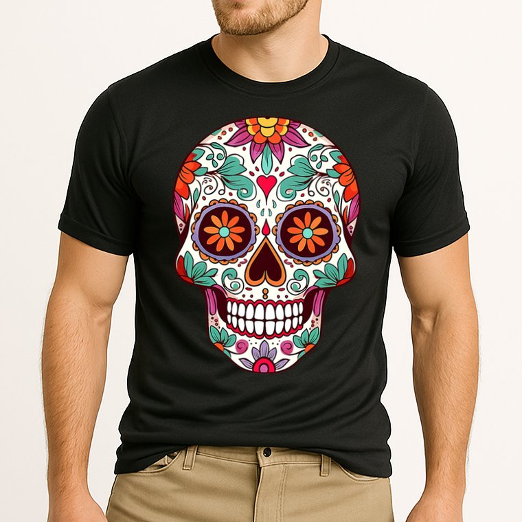 Dia De Los Muertos Mexico Costume Day Of Dead Sugar Skull Cooling Performance Crew T-Shirt