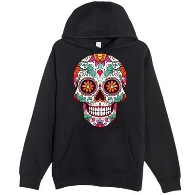 Dia De Los Muertos Mexico Costume Day Of Dead Sugar Skull Premium Pullover Hoodie