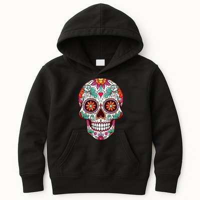 Dia De Los Muertos Mexico Costume Day Of Dead Sugar Skull Kids Hoodie